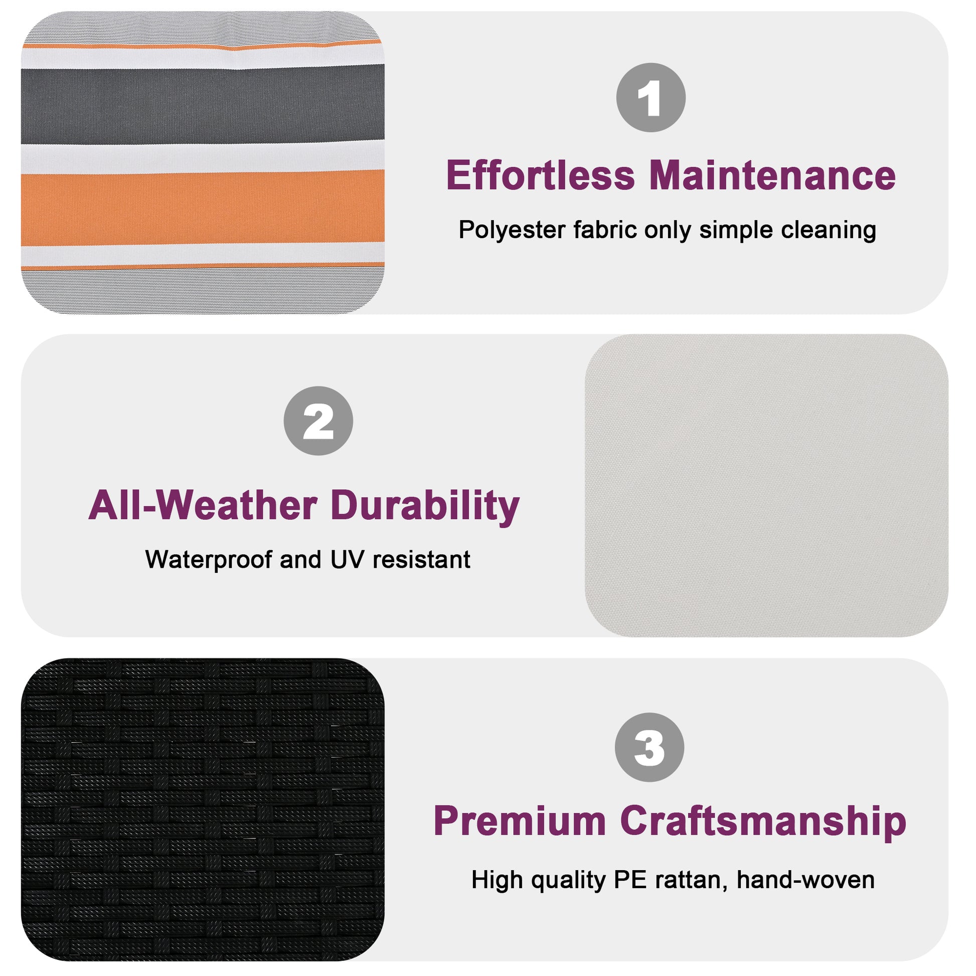 Pe Wicker Porch Swing, 2 Seater Hanging Bench With Chains, Patio Furniture Swing For Backyard Garden Poolside, Black And Beige Beige Black Foam Wicker