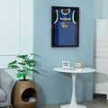 Jersey Frame Display Case With Lengthened Hanger For Baseball Basketball Football Hockey Sport Shirt And Uniform, Brown Brown Pine