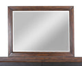 Branson Mirror, No Assembly Required, Rustic Buckeye Finish Brown American Design,Transitional Pine