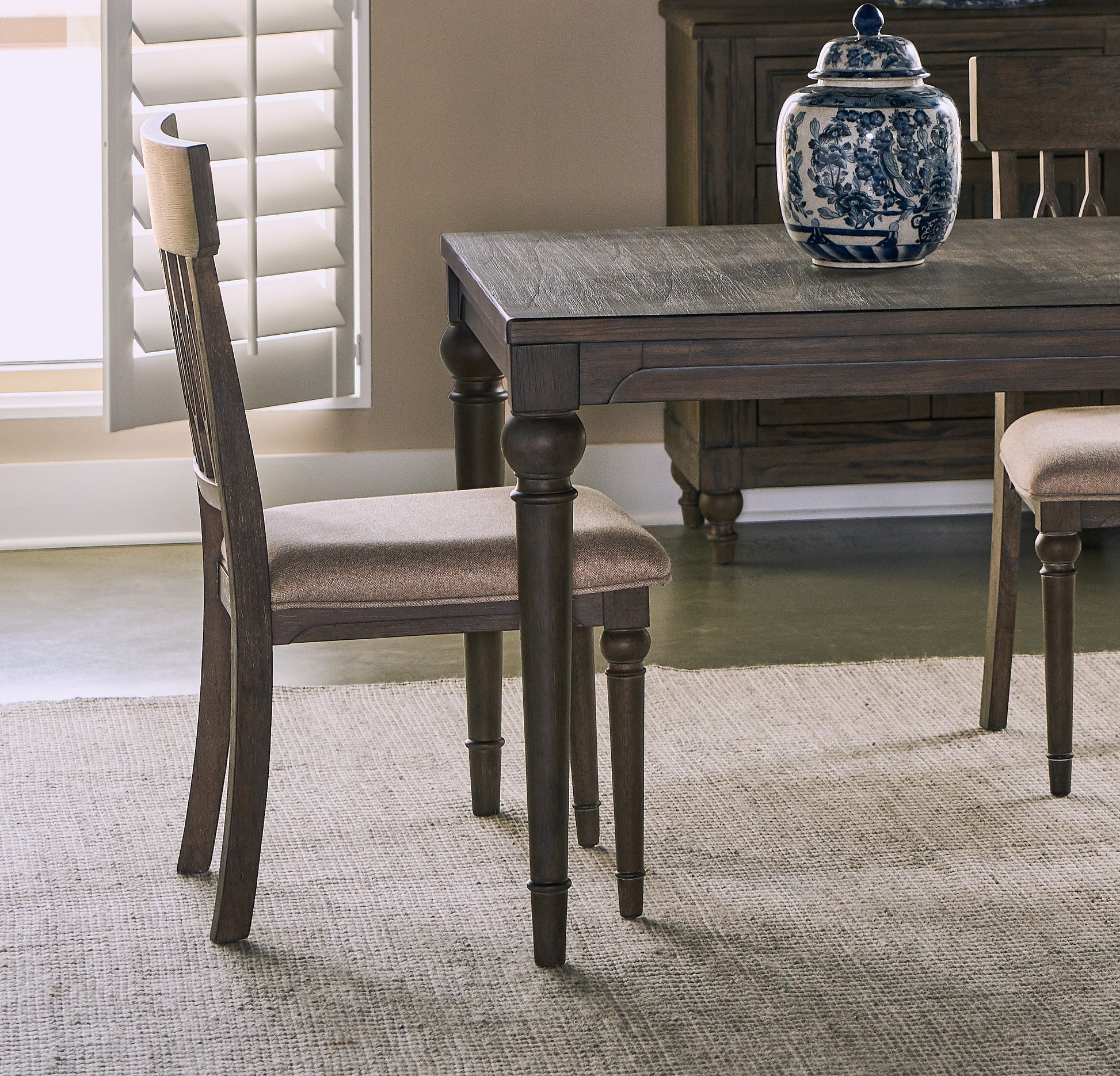 Middleton 72 Inch Dining Table, Extends To 90 Inches, Vintage Hazel Finish Greige Seats 8 Gray Dining Room European,Modern,Transitional Freestanding Poplar Rectangular Kitchen & Dining Tables Rectangular Wood