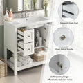 36'' Bathroom Vanity with Undermount Sink,Free 4+-white-2-2-adjustable