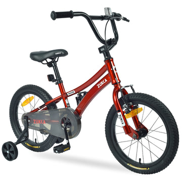 Kids Bike,16 Inch Kids' Bicycle With Training Wheels For Boys Age 4 7 Years,Multiple Colors Cycling Red Garden & Outdoor Steel