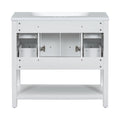 36'' Bathroom Vanity with Undermount Sink,Free 4+-white-2-2-adjustable