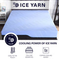 12 Inch Refresh Hybrid Cooling Gelcare Memory Foam And Coil Adult Mattress, King Size Blue Bedroom Foam Spring