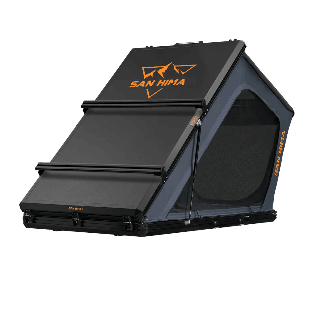 san hima rooftop tent San Hima Kalbarri Gen 2 Roof Top Tent Hardshell With Ladder Camping 4Wd 4X4  Not For Black Fabric Metal