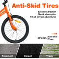 Kids Bike,20 Inch Kids' Bicycle For Boys Age 7 10 Years,Multiple Colors Cycling Orange Garden & Outdoor Steel