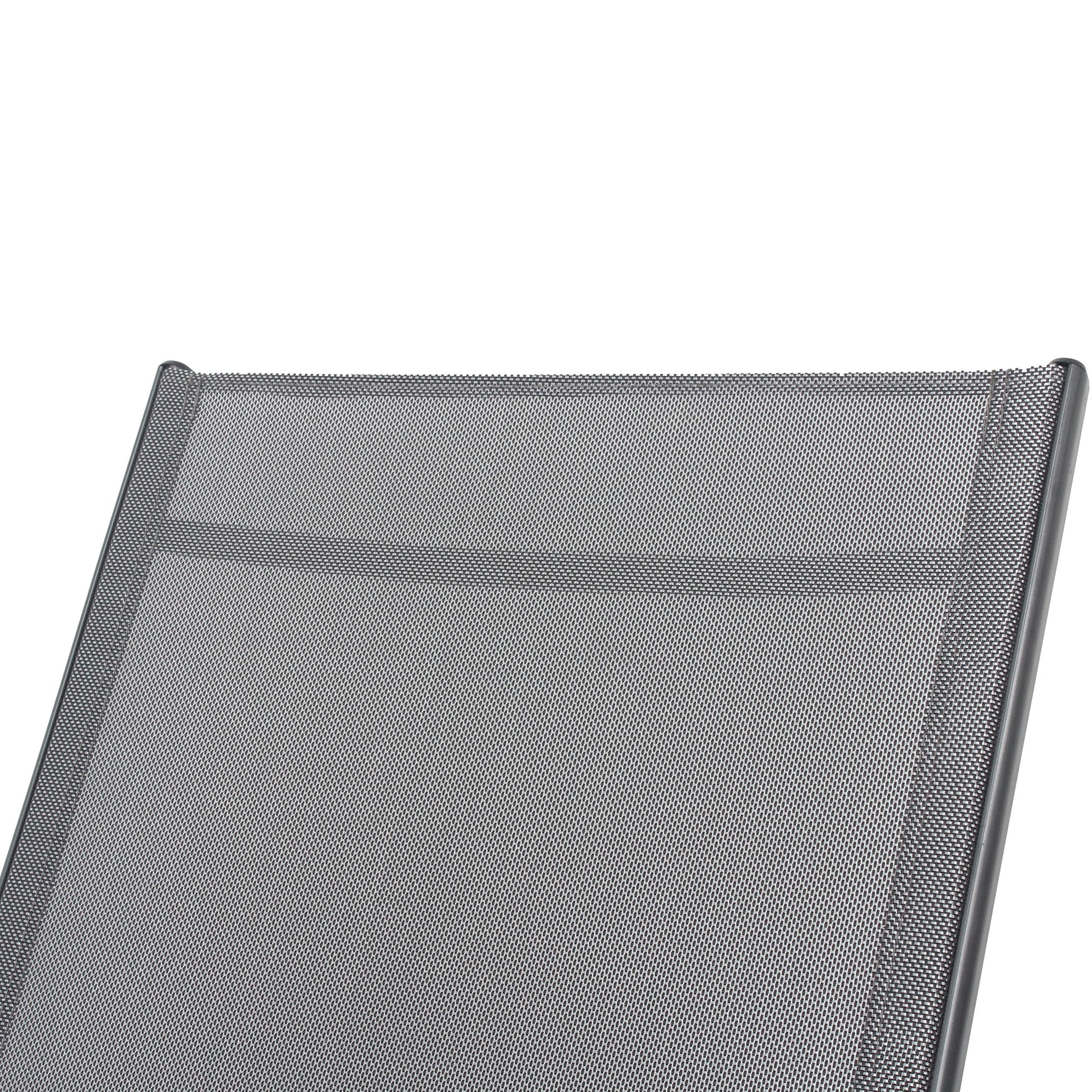 2 Pieces Set Outdoor Patio Swimming Pool Lounge Gray Color With Pillow Yes Gray Weather Resistant Frame Garden & Outdoor Foam Steel