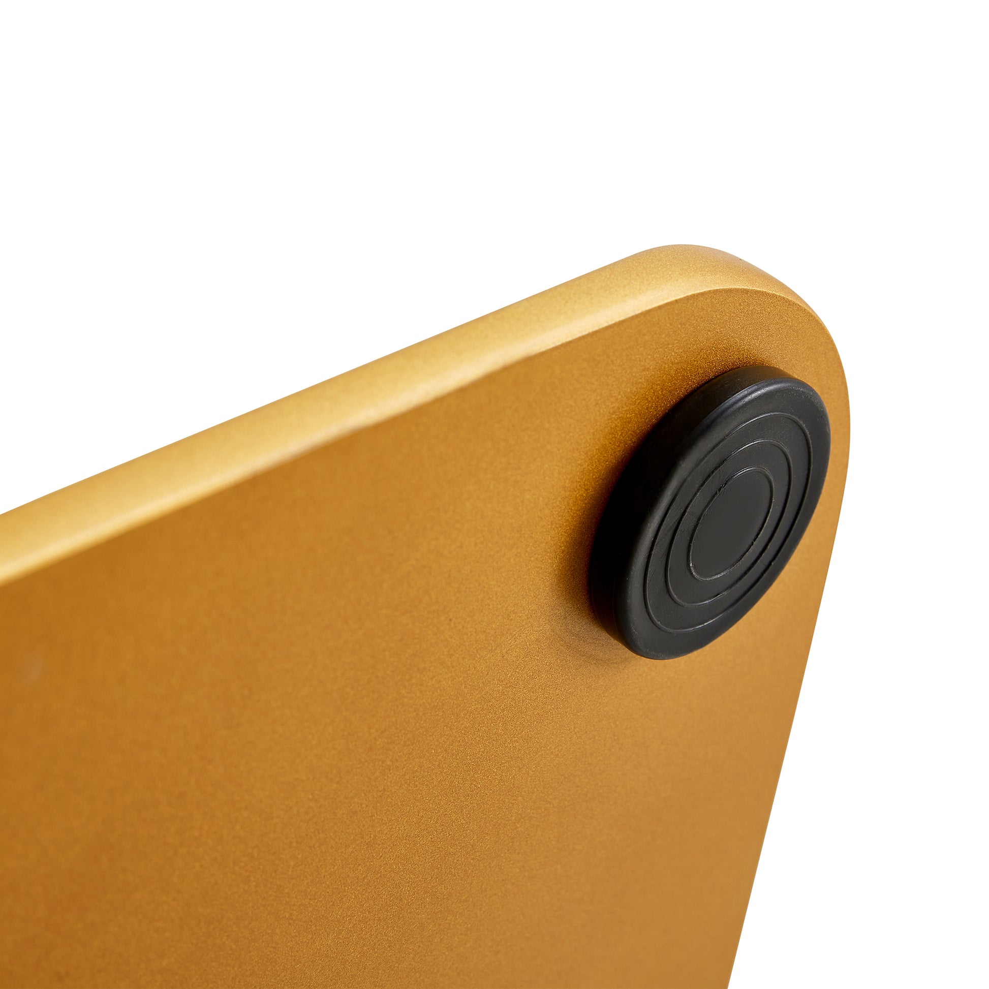 A Modern Minimalist Rectangular Dining Table Suitable For 6 8 People, A Set Of 6 Piece Pu Leather Backrest And Gold Metal Legs Modern Dining Chairs. F Oc C 009 White Mdf Glass