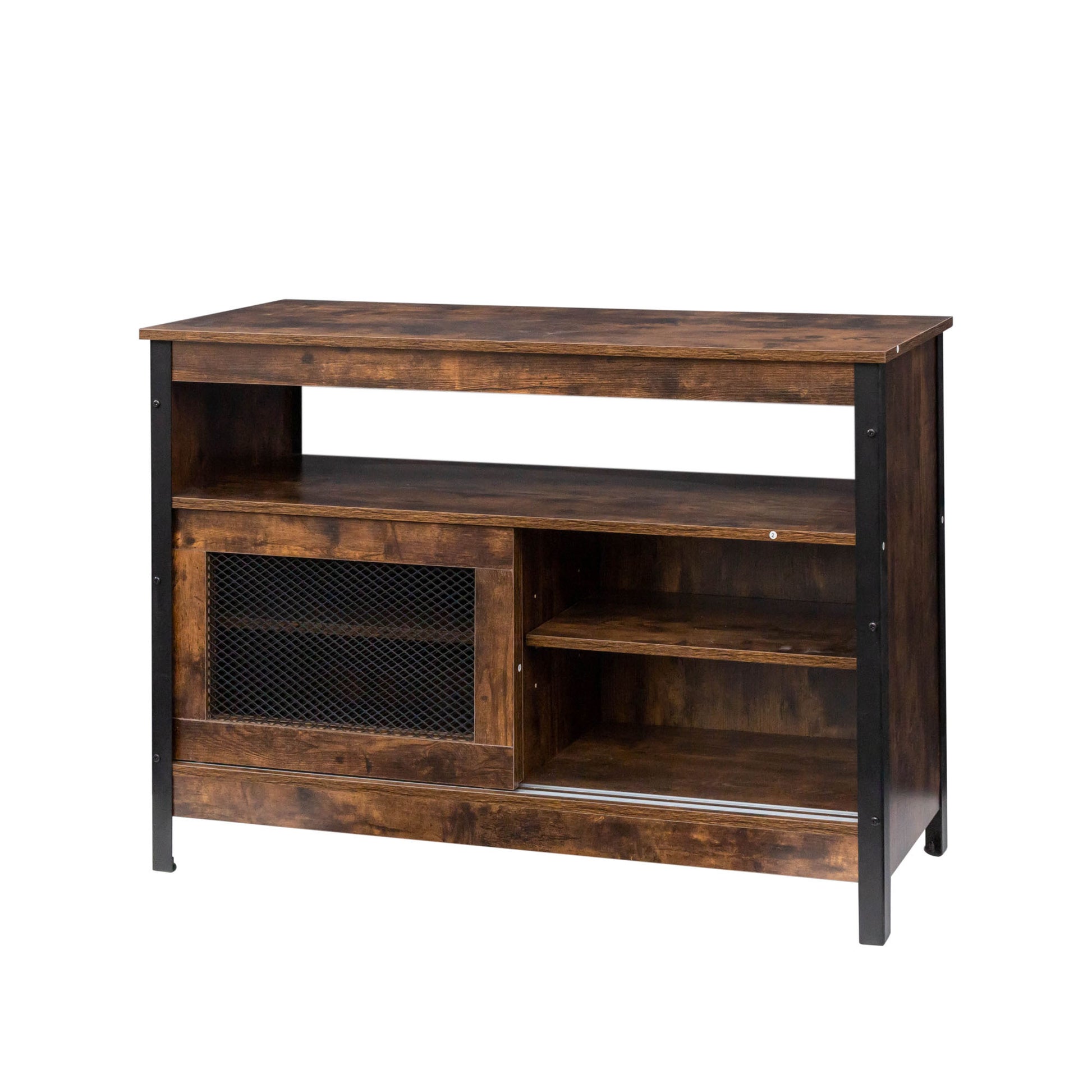 Led Buffet Sideboard, Farmhouse Storage Cabinet