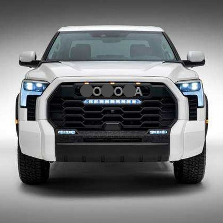 Grill For 2022 2023 2024 Toyota Tundra Trd Pro Grill matt black-abs-abs