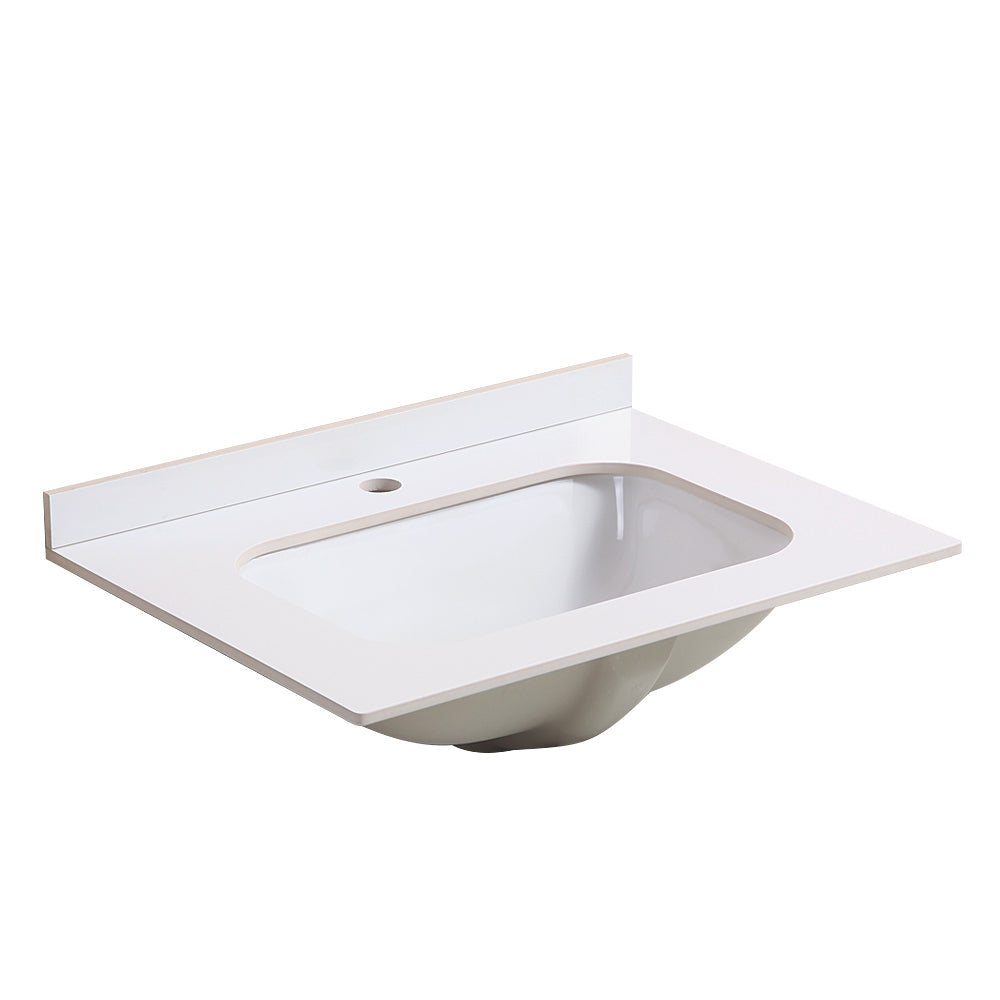 24" Bathroom Vanity Bathroom Vanity Withe - White