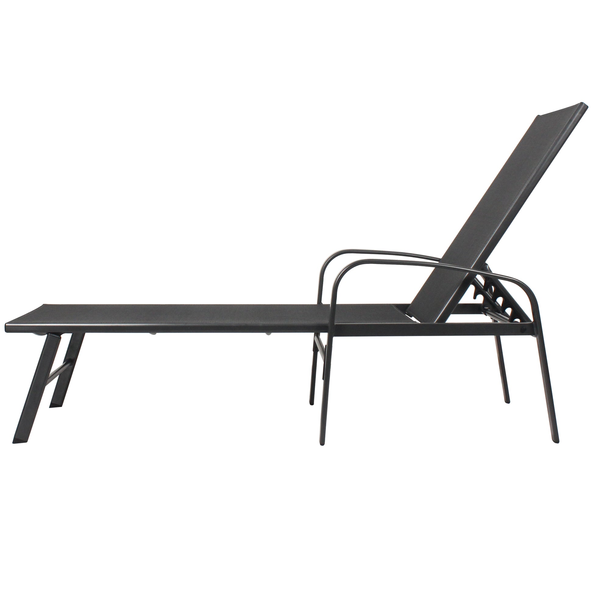 2 Pieces Set Outdoor Patio Swimming Pool Lounge Gray Color With Pillow Yes Gray Weather Resistant Frame Garden & Outdoor Foam Steel