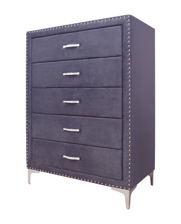 Lucinda Chest Dark Gray Dark Gray Fabric