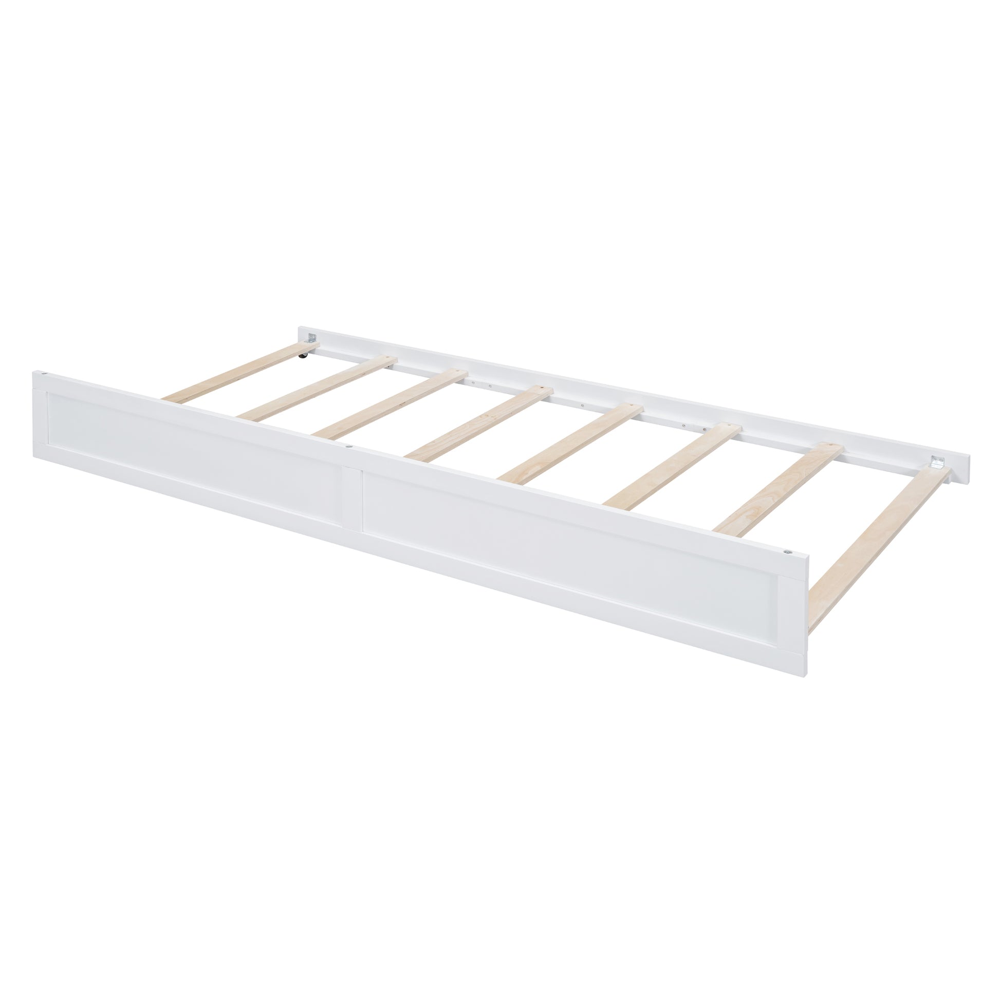 Queen Size Elegant Bed Frame With Rattan Headboard And Sockets ,White White Rattan