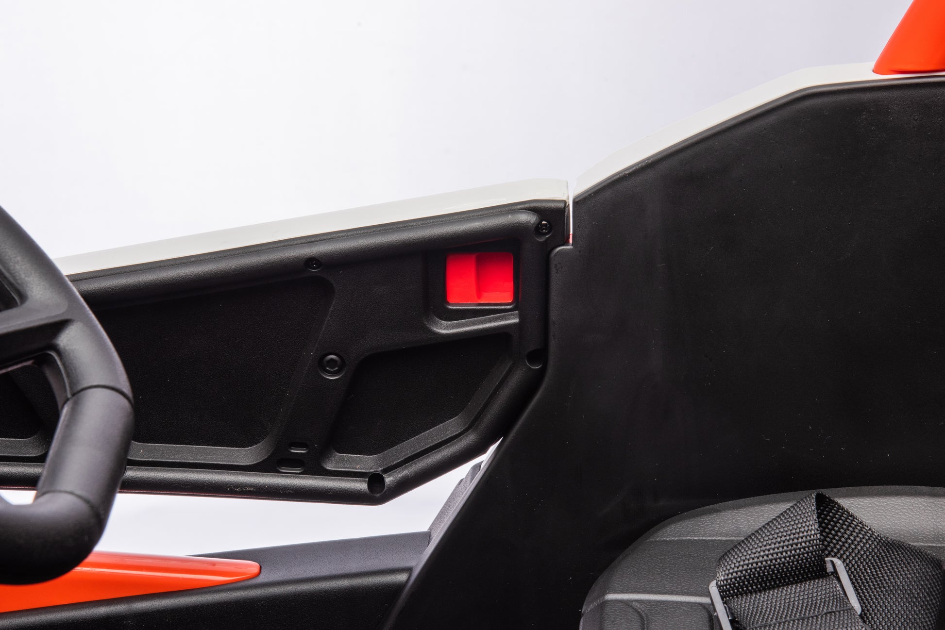 Ride On Car, Kids Electric Utv Car, Tamco Riding Toys For Kids With Remote Control Amazing Gift For 3 6 Years Boys Girls White Light Orange 50 99 Lbs Plastic