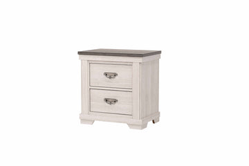 Leighton Nightstand White White Wood