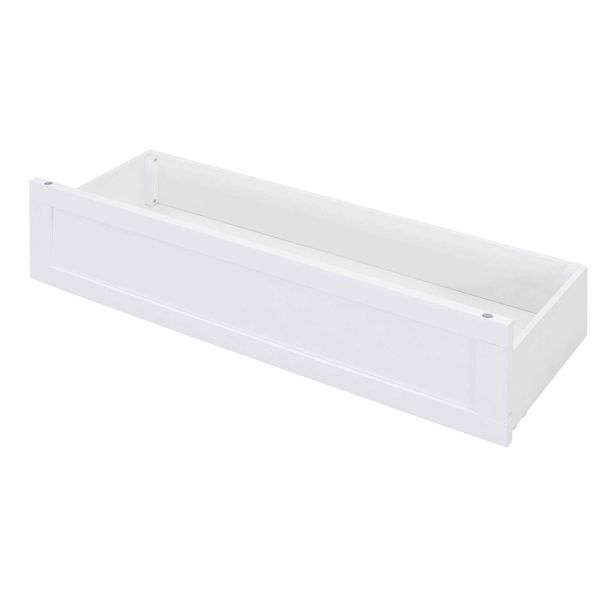 Queen Size Elegant Bed Frame With Rattan Headboard And Sockets ,White White Rattan