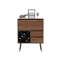 Bar Octupos, Living Room, Mahogany Black