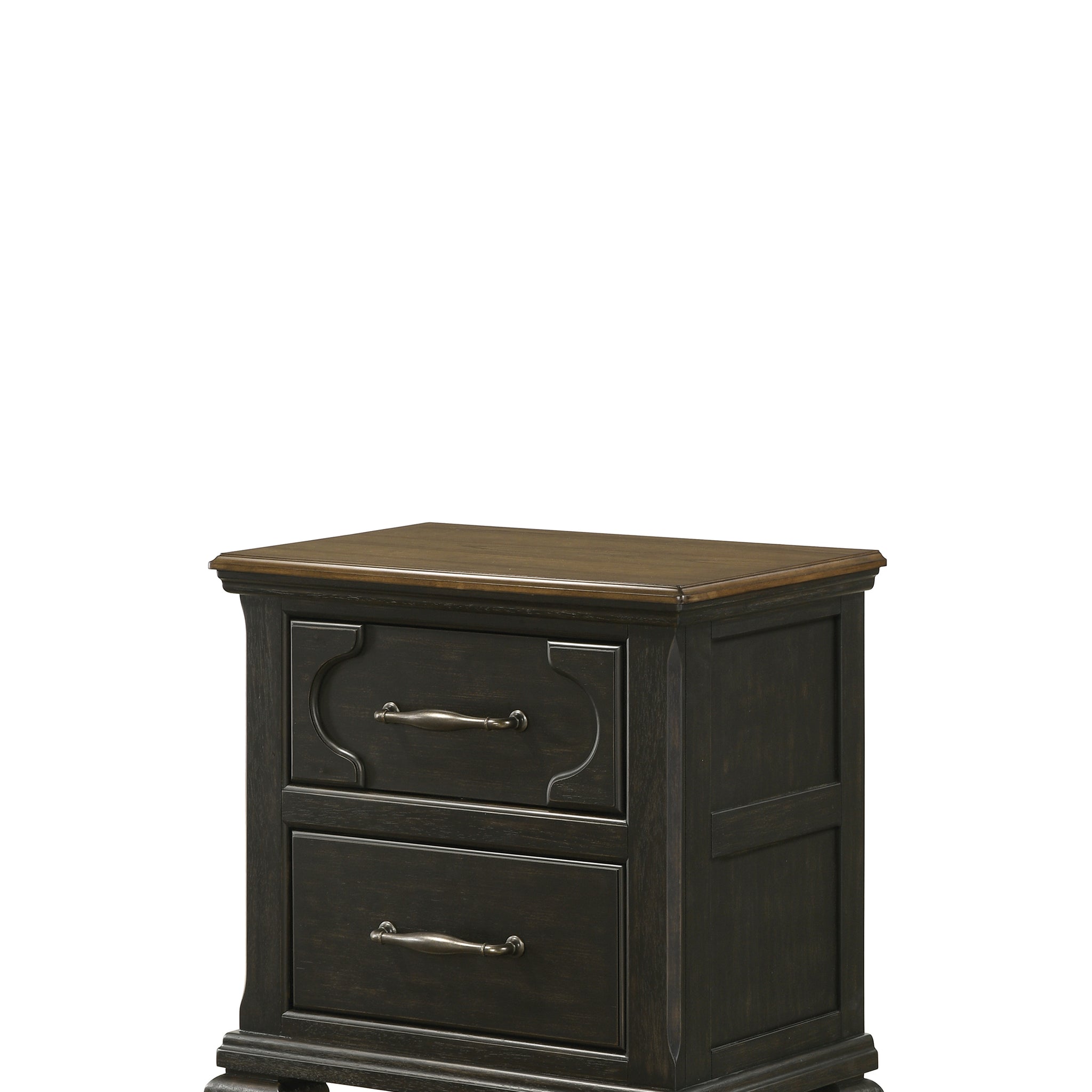 Hamilton Nightstand Black Black Wood