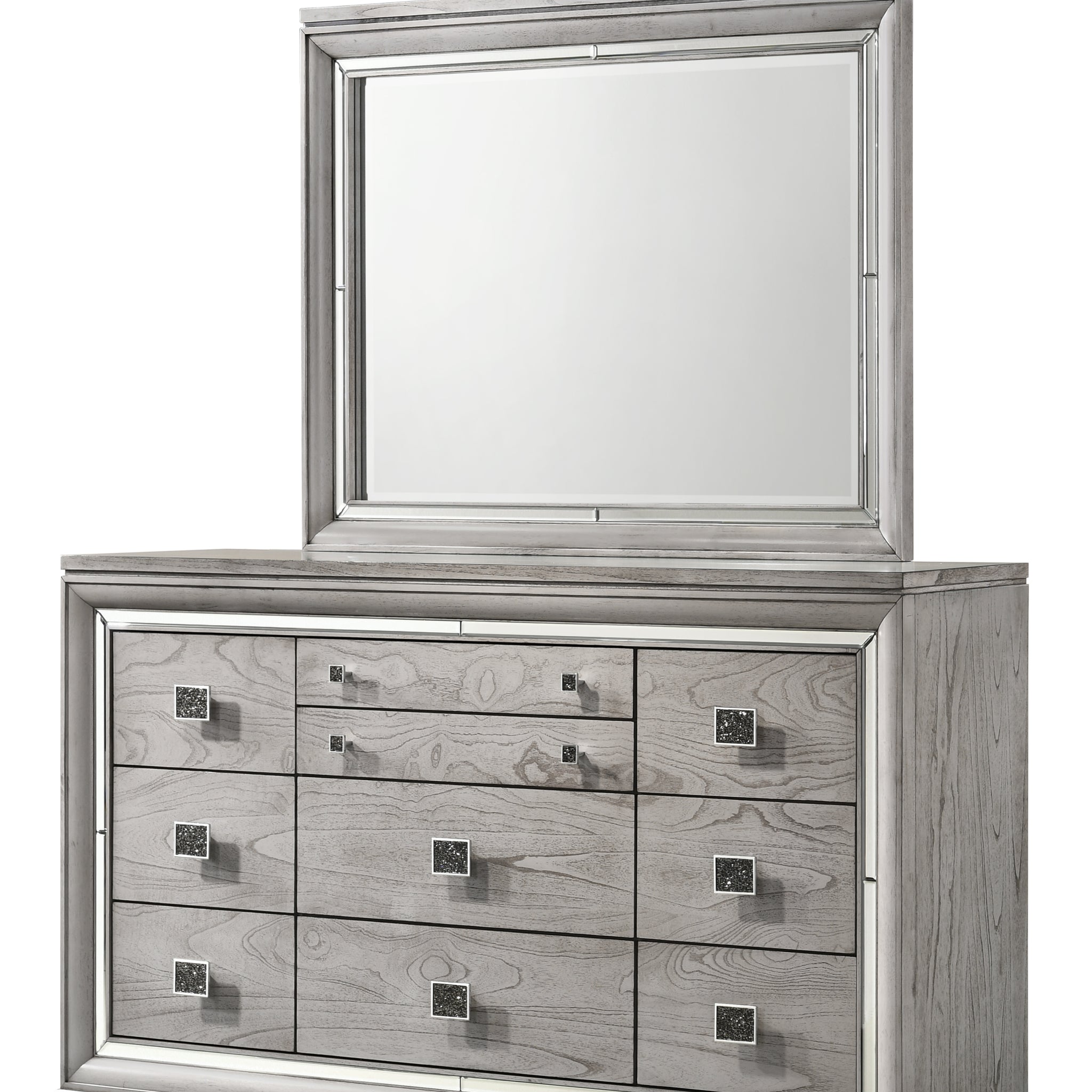 Vail Dresser Gray Gray Wood