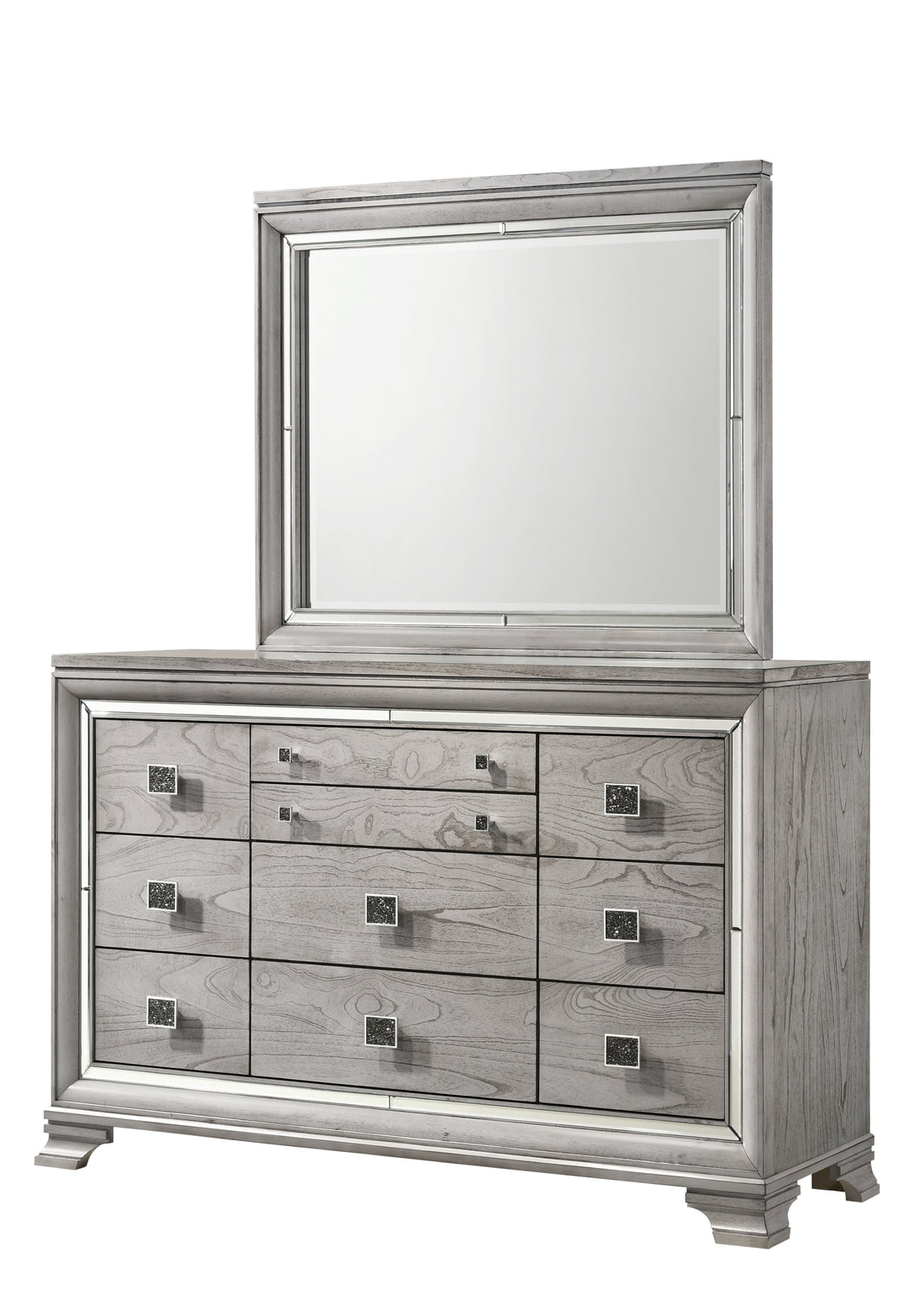 Vail Dresser Gray Gray Wood