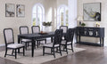 Formal Traditional 7Pc Dining Room Set Dark Brown Finish 18