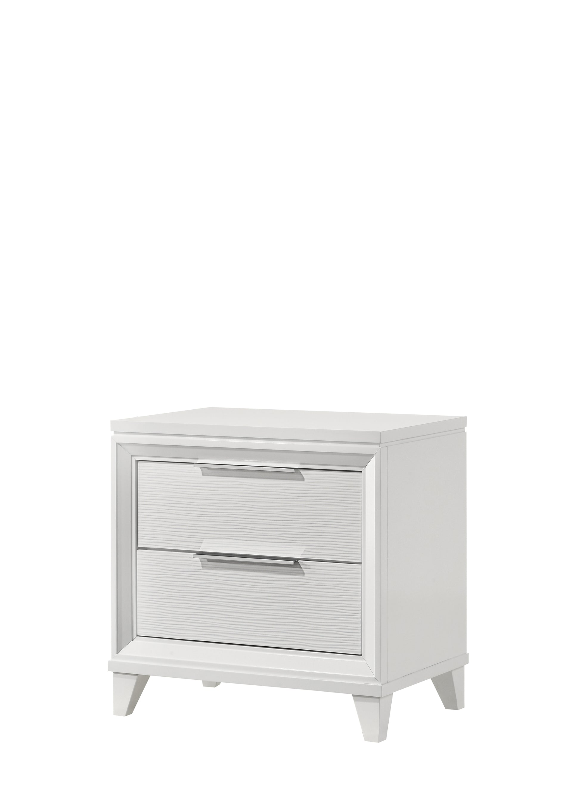 Cressida Nightstand White White Wood