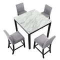 Dining Table This Dining Table Is A Shared Between Sku W1781S00016 And W1781S00017 Black Gray Solid Wood Mdf