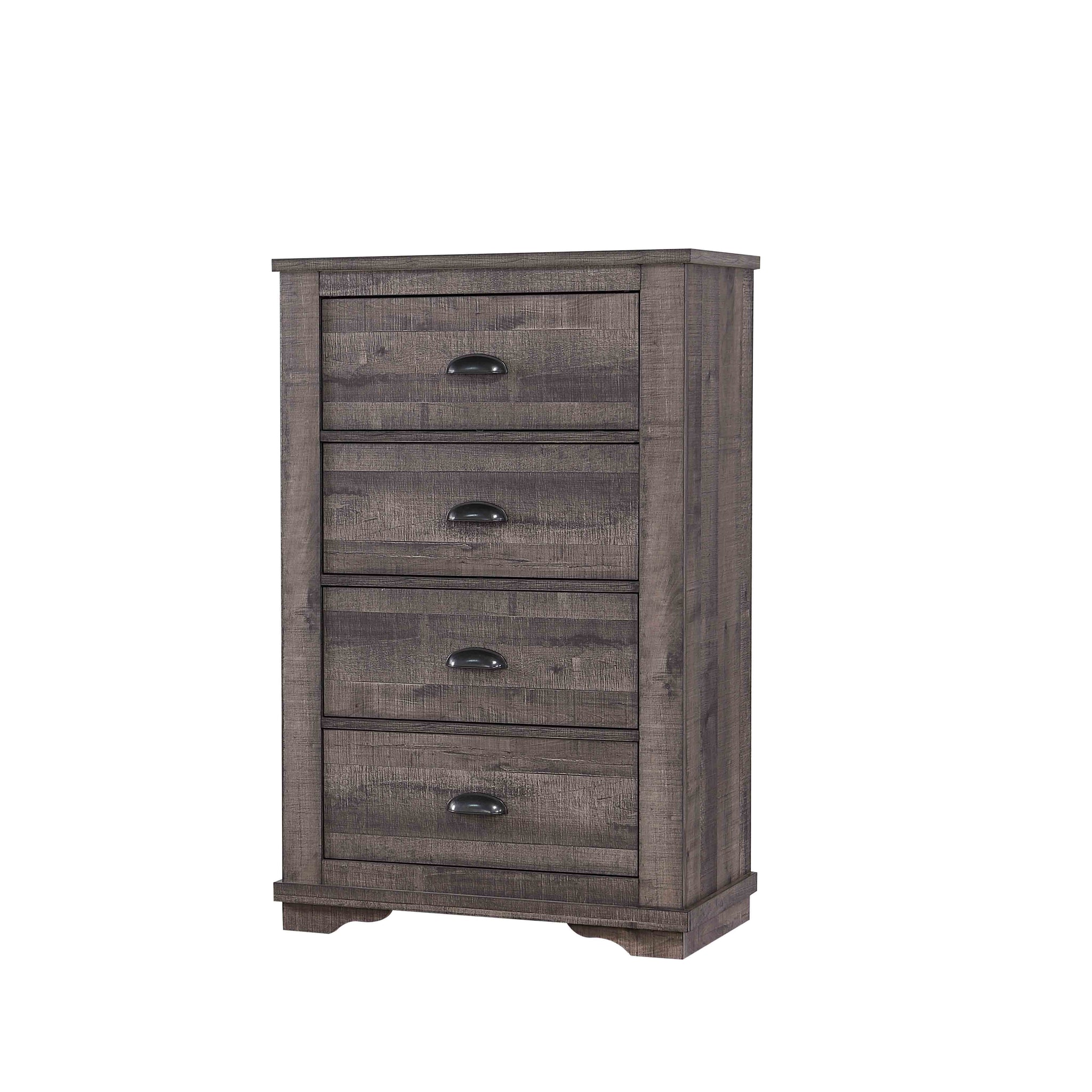 Coralee Chest Brown Dark Brown Wood