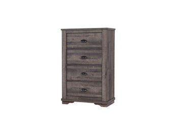 Coralee Chest Brown Dark Brown Wood