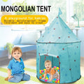 Princess Castle Play Tent, Kids Foldable Games Tent House Toy For Indoor & Outdoor Use For Indoor And Outdoor Use And Best Gift For Boys And Girls. Blue Polyester