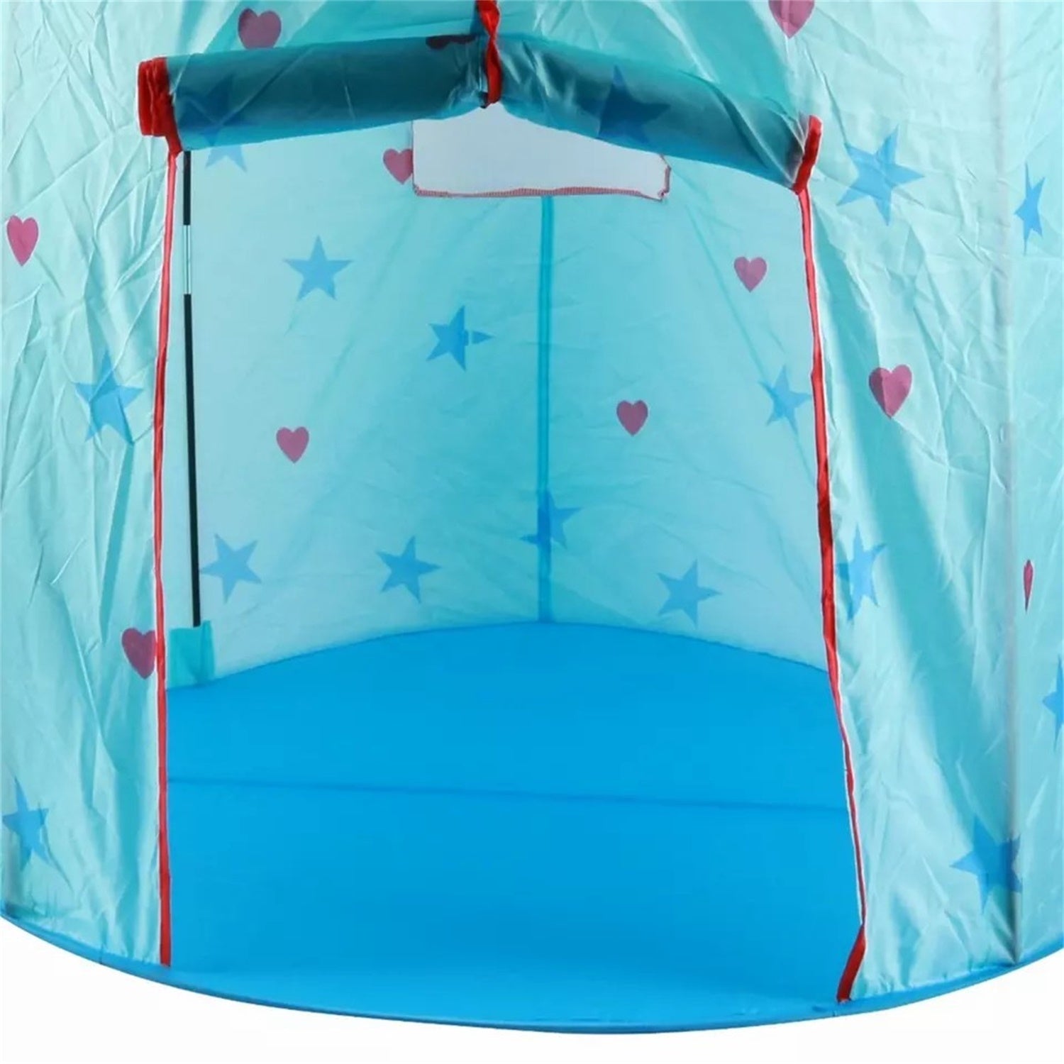 Princess Castle Play Tent, Kids Foldable Games Tent House Toy For Indoor & Outdoor Use For Indoor And Outdoor Use And Best Gift For Boys And Girls. Blue Polyester