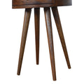 Nordic Chestnut Circular Bedside Chestnut Solid Wood