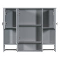 35'' x 28'' Modern Wall Mounted Bathroom Storage grey-2-5+-mirror included-bathroom-wall