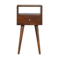 Mini Chestnut Bedside Chestnut Solid Wood