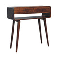 Sonata Chestnut Console Table Chestnut Solid Wood