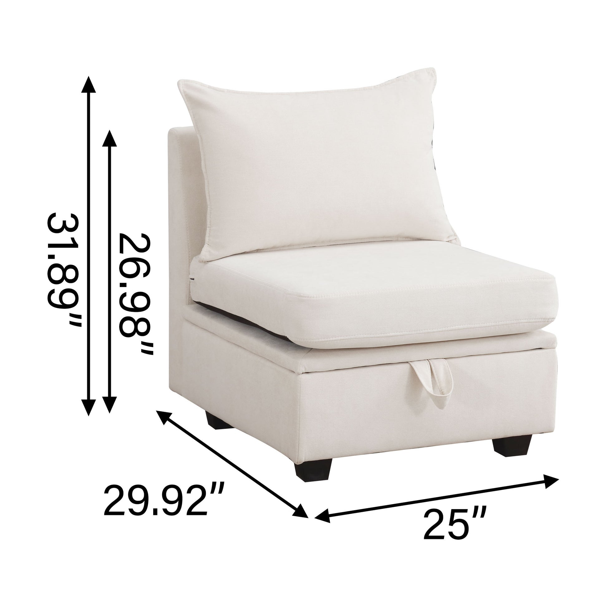 Modular Sectional Sofa, Convertible Sofa Couch With Storage, Sleeper Sectional Sofa Set, Flexible Modular Combinations Fabric Couch For Living Room Beige,5 Seat Sofa Beige Wood Soft Heavy Duty Fabric 5 Seat