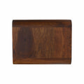 Floating Chestnut Open Console Chestnut Solid Wood