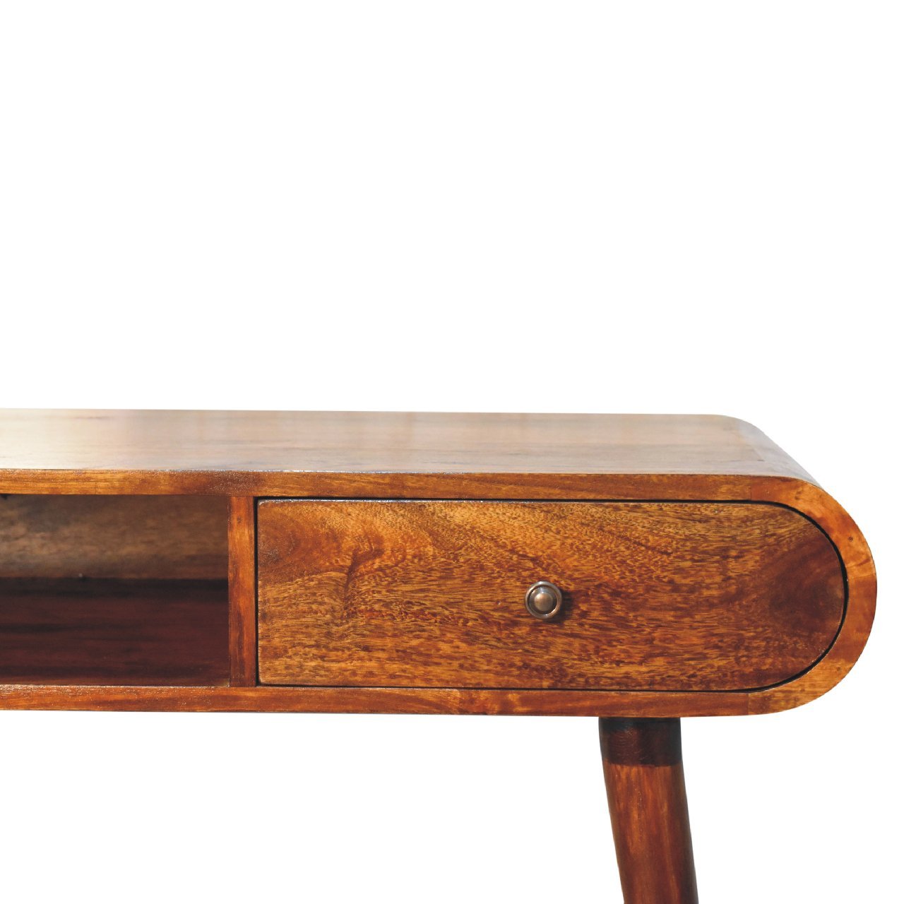 Chestnut London Open Console Chestnut Solid Wood