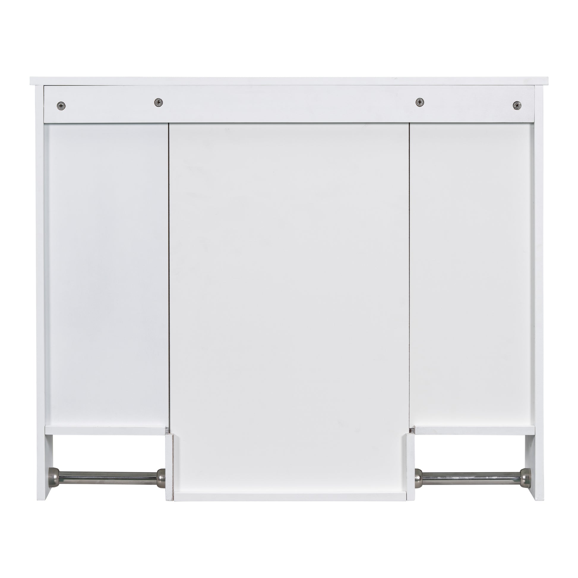 35'' x 28'' Modern Wall Mounted Bathroom Storage white-2-5+-mirror included-bathroom-wall