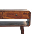 Sonata Chestnut Console Table Chestnut Solid Wood