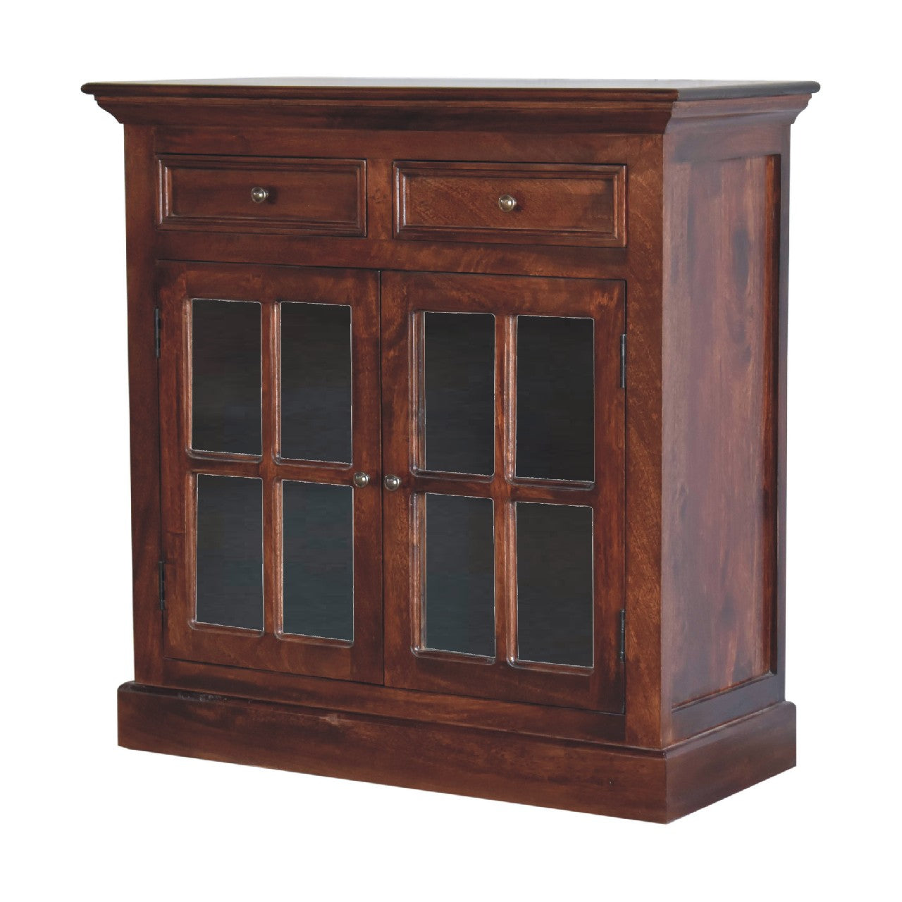 Cherry Glazed Cabinet Cherry Solid Wood