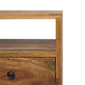 Mini Oak Ish Classic Open Bedside Oak Solid Wood