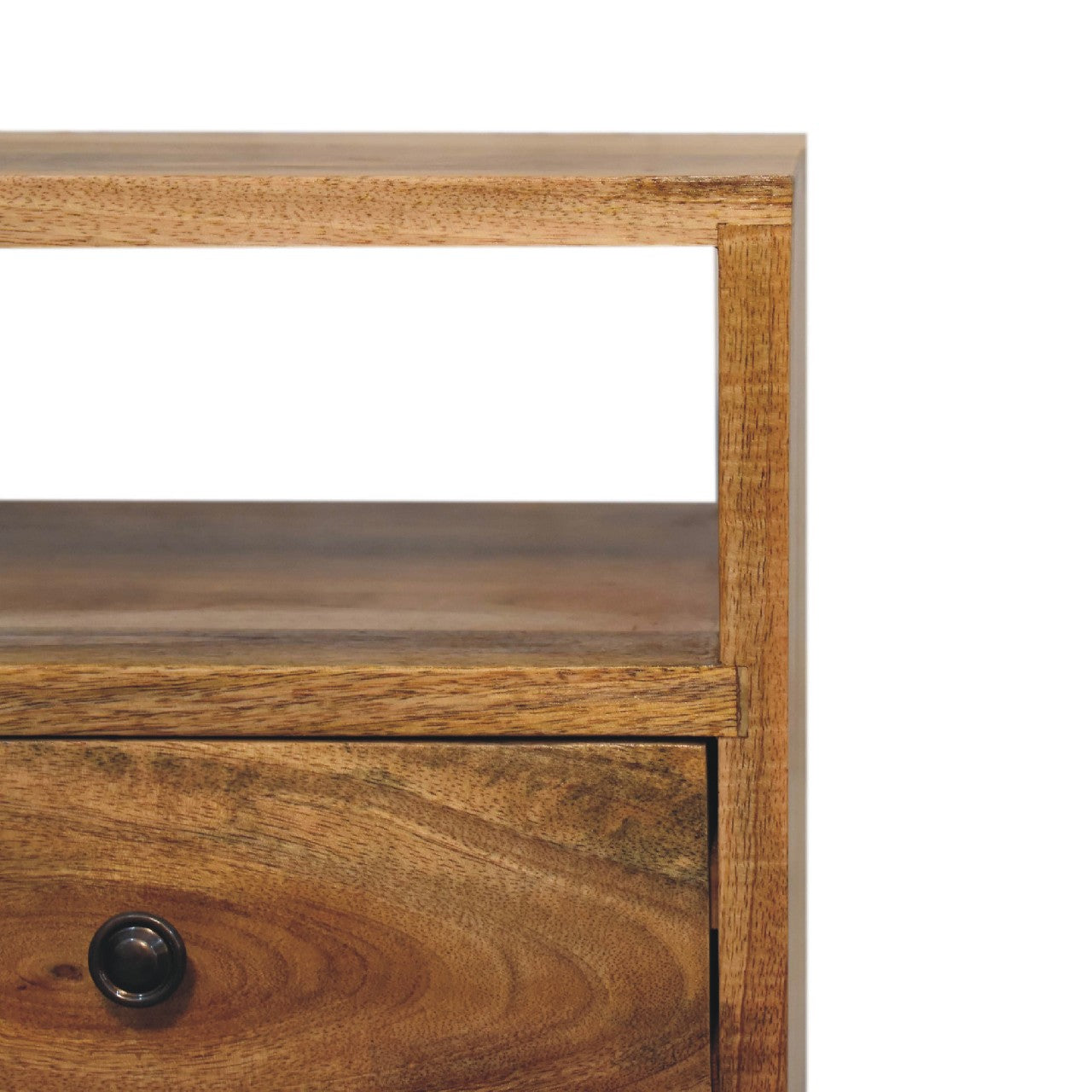 Mini Oak Ish Classic Open Bedside Oak Solid Wood