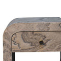 Nouveau Bedside Marble Solid Wood