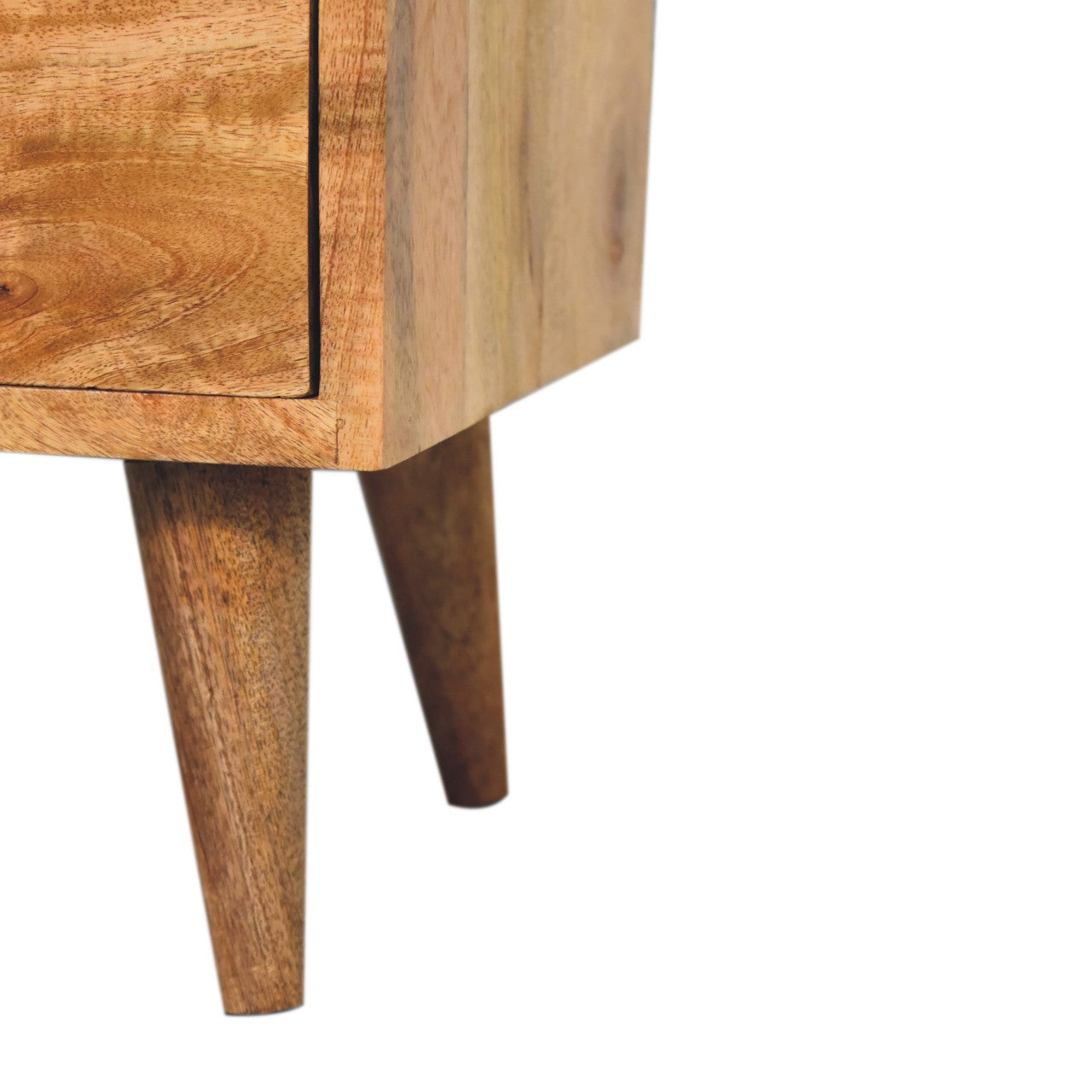 Mini Oak Ish Classic Open Bedside Oak Solid Wood