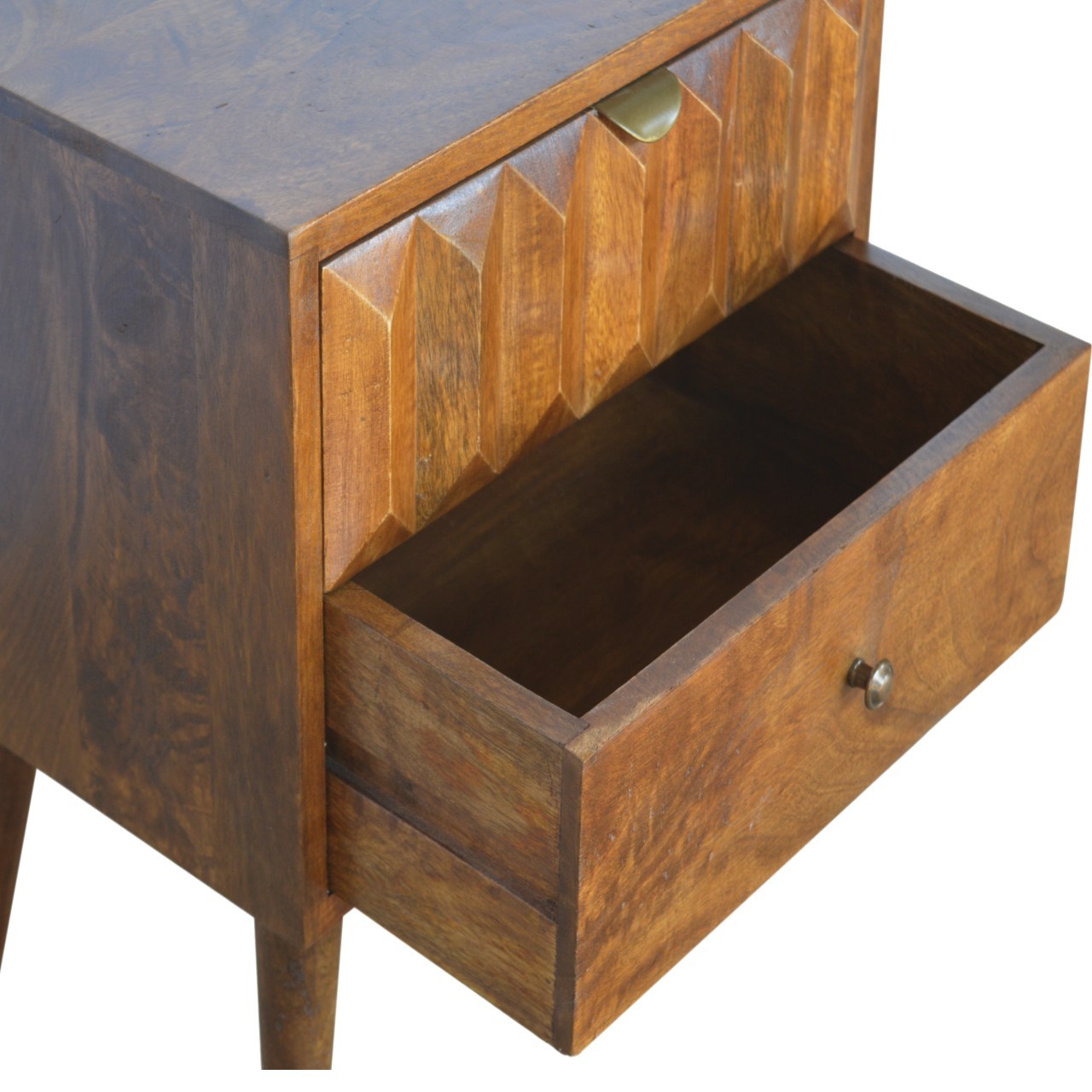 Chestnut Prism Bedside Chestnut Solid Wood