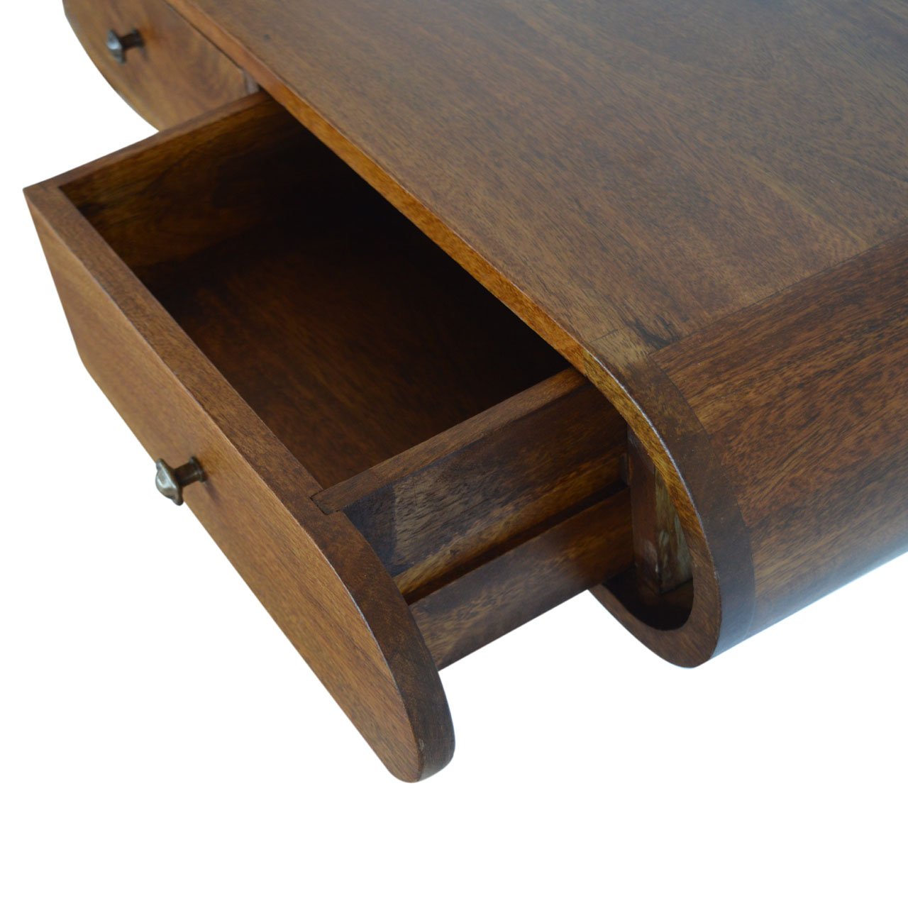 Floating Chestnut London Console Chestnut Solid Wood