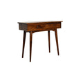 Chestnut Hallway 2 Drawer Console Table Chestnut Solid Wood