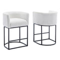 Modern Bar Stools Set Of 2, 27.5